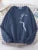 Simple Strokes of Cat Pet Print Hoody Shoulder Drop All-match Hoodies Simple S-xxl Hoodie Street Quality Clothing Female