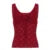 Christmas Red Lace Up Cut Out ��s Tanks Sleeveless Design V-neck Backless Exquisite Blouses