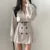 Autumn Korean Trench Coat Pleated Dresses for Belt Turn-down Collar Double Breasted Female Vestidos New