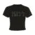 Summer European and American Style Short Sleeved T-shirt With Letter Hot Diamond Top, T-shirt With Slim Fit Inside for