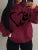 Combination of Love and Butterfly Pattern Sweater Hip Hop Street Hoodies Pocket Clothes Multicolor Hoody