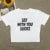 Y2k Europe and America T-shirt Spice Girl Pattern Print Summer Crop Slim Street