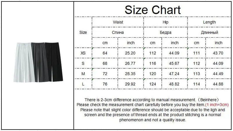 Woman Drawstring Long Pants Autumn High Waist Loose Wide Leg Trousers Female Sweatpants