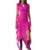 Ruffle Dresses for Color Sleeveless Irregular Hem Long Dresses See Through Sheer Dress With 3d Flower