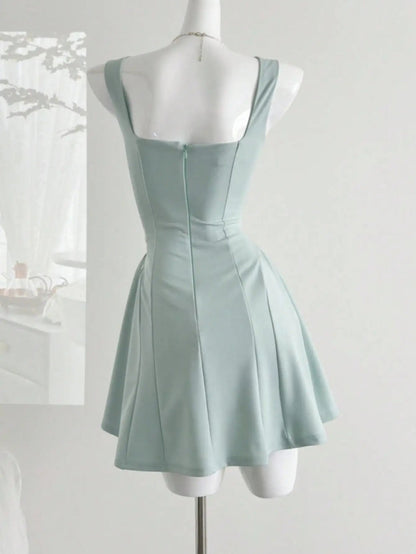 Aline Mini Dresses New Korean Summer Plain Corset Princess Tutu Dress Wedding Party Evening Robe