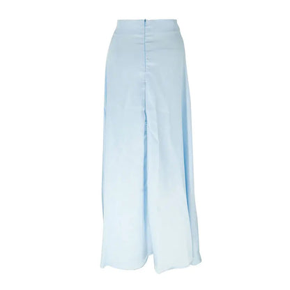 Maxi Skirt New Sweet Summer Zipper Slim Maxi Skirt Club Party Versatile Skirt