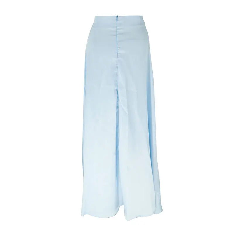 Maxi Skirt New Sweet Summer Zipper Slim Maxi Skirt Club Party Versatile Skirt