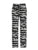 Zebra Stripe Knitted Straight Pants Drawstring Elastic Waist Loose Baggy Trousers Vacation Outfits