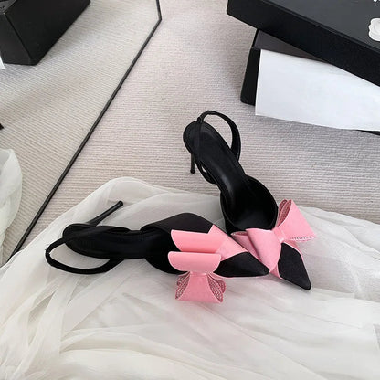 Beige Heeled Sandals Wedding Shoes Shallow Mouth Black High Lace Up Comfort Party Stiletto Clear Pointed Rubber Silk