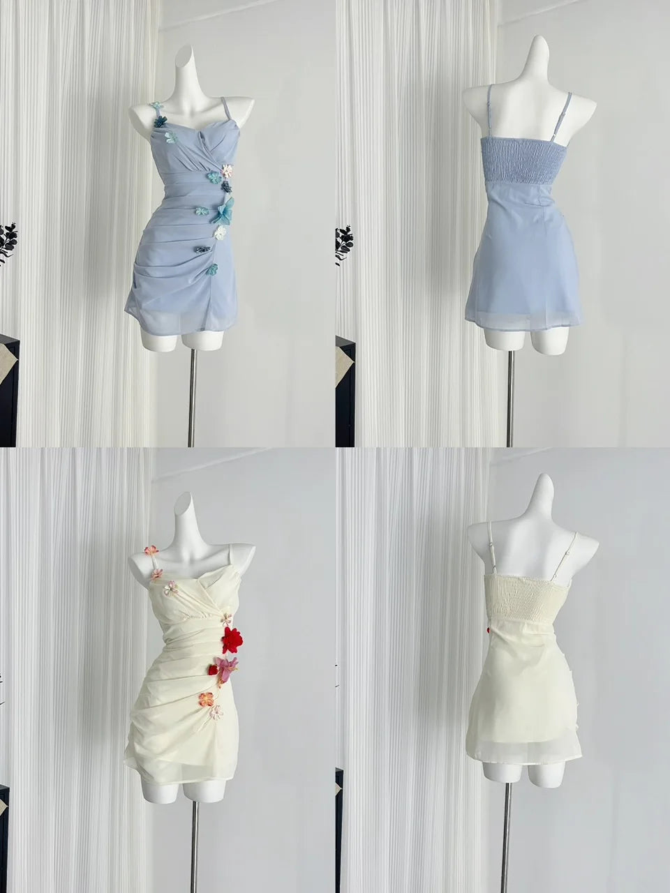 Summer Mini Dress Sleeveless Korean Strap Dress Office Lady Even Party Bodycon Slim Clothing Y2k