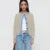 Knitted Single-breasted Cardigan Loose Contrast Color O-neck Pullover Sweaters Female Autumn Street Tops