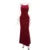 Velvet Backless Sling Long Dress Retro Sleeveless Lace Up Slim Evening Dresses Female Party Street