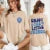 Enjoy the Little Things Slogan Letter Printed T-shirts Loose Oversized Clothing Personality Street Short Sleeves