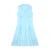 Beach Dress Color Turn Down Collar Single Breasted Sleeveless a Line Long Dresses Vacation Party Dresses