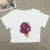 The Brand Is Shoulder-wearing Pure Want Short-sleeved T-shirt New Explosive All Matching Slimming Spice