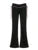 Contrast Lace-up Low Waist Y2k Flared Pants Black Basic Simple Sweet Style Trousers
