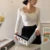Knitted Pullovers Sweaters Autumn Winter Korean Slim Knitwear Square Collar All Match Jumpers New