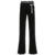 Lace Trim High Waist Flared Pants Hotsweet Y2k S Basic Trousers