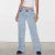 Y2k Wide Leg Denim Pants Baggy Low Waist Boyfriend Jeans Loose Fit Jeans Trousers Cyber Grunge