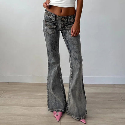 Retro High Waisted Jeans Woman Autumn Winter Loose Slouchy Jeans Femme Street Slim Denim Pants Woman Bottomn