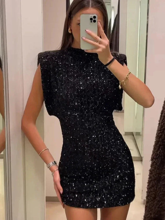 New Midi Dress Oneck Split Sleeveless Slim Dresses High Waist Bodycon Vestidos Robes
