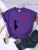 Let’s Fly Love Balloons Prints T-shirt Soft Breathable Short Sleeve Street Hip Hop Trend Tops Female Tee Clothing