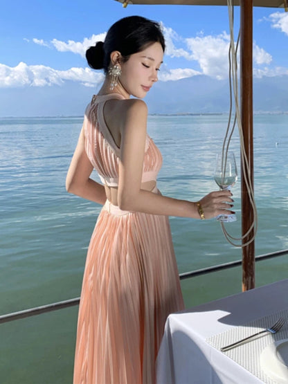 Summer New Long Dresses Aline Slim Evening Party Wedding Prom Robe One Piece Clothing