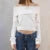 Color Off Shoulder Sweater Minimalism Long Sleeve Knitted Jumper Winter Pullovers Street