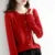 Cardigans Sweater O-neck Spring Autumn Knitted Cashmere Cardigans Single Breasted Sweaters Df4934