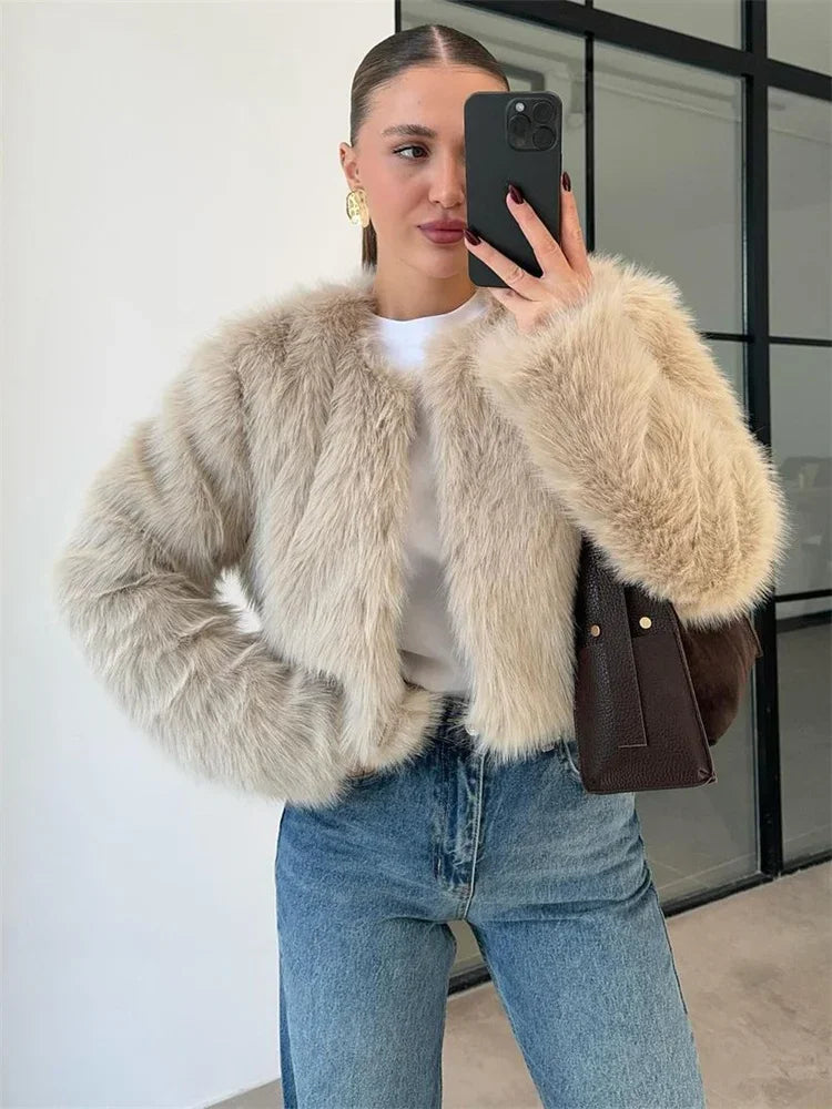 Oversized Sweater Outwear for High Waist Long Sleeve Loose Winter Jackets New