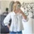 Babydoll Tops Y2k Clothing Summer Ruffled Collar Lace Up 3/4 Sleeve Loose Blouses Shirts 2000s Clothes
