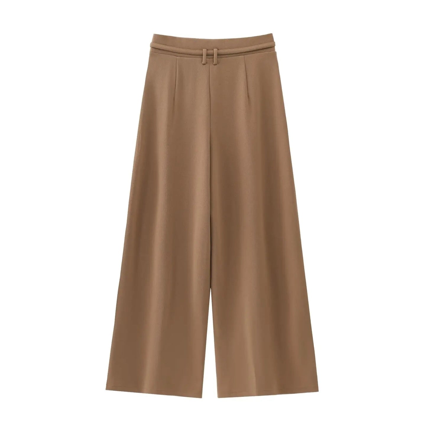 European and American Style New Temperament Versatile Pants Fashionable Simple Drape Wideleg Suit Pants