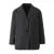 Chill Dark Gray Oversized Blazer Boyfriend Notched Collar Loose Suit Coat