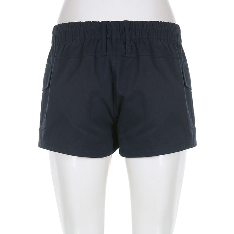 Low Waisted Shorts Harajuku Retro Basic Sporty Bottom Biker