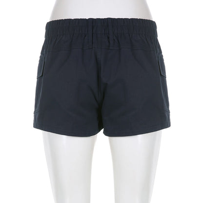 Low Waisted Shorts Harajuku Retro Basic Sporty Bottom Biker
