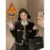 Tweed Jackets Black Cropped Suit Coat Korean Thicken Blazer Single Breasted Short Outerwear Tops New