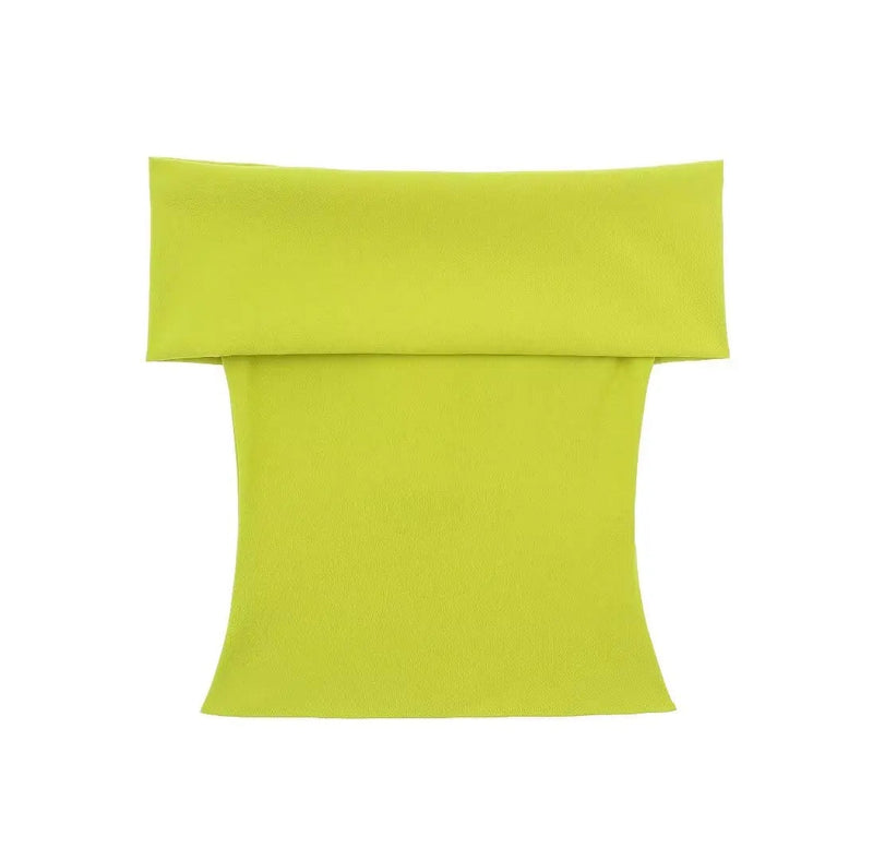 Summer 2 Piece Set Off Shoulder Cropped Tops Sleeveless Slim Top Mid Waist Mini Slit Skirts