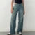 Y2k Wide Leg Denim Pants Baggy Low Waist Boyfriend Jeans Loose Fit Jeans Trousers Cyber Grunge