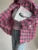 For Shirts Outwear Lapel Loose Patchwork Long Sleeve Striped Female Cardigan Coat
