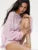 Knitted Hollow Sweater Pullover ’s Loose Long-sleeved Color Round Neck See-through Street Top Pullover