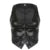 Y2k Pu Leather Vest Aesthetic V Neck Sleeveless Button Tank Tops 2000s Dark Academia Tshirt Waistcoat