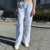 Comfy Loung Pants Tie Up Waist Wide Leg Trousers Y2k Striped Loose Pants Pajamas Sleepwear
