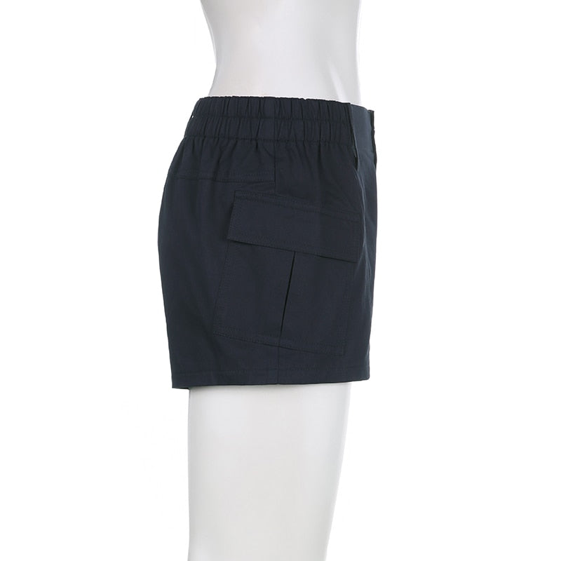 Low Waisted Shorts Harajuku Retro Basic Sporty Bottom Biker