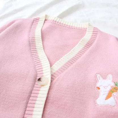 Jk Uniform Cardigans Coats Students Preppy Long Sleeve Knitted Loose All-match Japanese V-neck Causal Daily Female