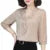 Spring Summer Style Blouses Shirts Lady Three Quarter Sleeve V-neck Ruffles Decor Blusas Tops Df3732