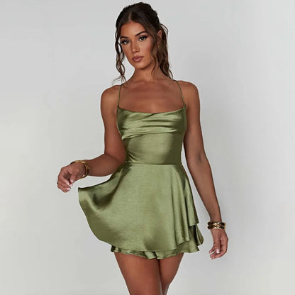 Slim Fit Short Sleeve Mini Dress