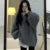 Oversized Sweater Preppy Pink V Neck Knitted Pullovers Harajuku Korean Long Sleeve Knitwear Winter Jumpers