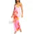 Tube Dress 2000s Summer Print Strapless Sleeveless Backless Long Dresses Cocktail Beach Party Dresses
