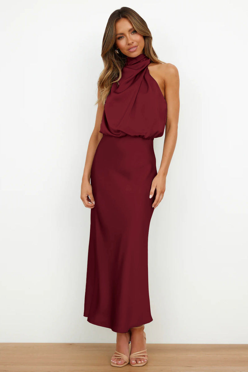 Sleeveless Off Shoulder Bodycon Maxi Dresses Wedding