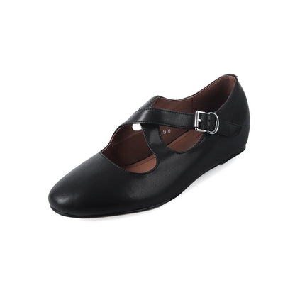 Shoes Loafers for Genuine Leather Flats Sole Buckles Spring New Flats Shoes Leopard Silver